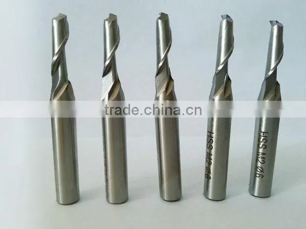 Aluminum HSS Single Flute End Mill