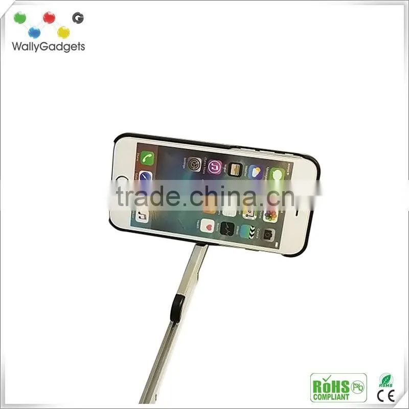 Promotional Flashy Adjustable Light Blinking 4.7" Plastic aluminium Selfie Stick led Case Cover For iPhone 6/6s