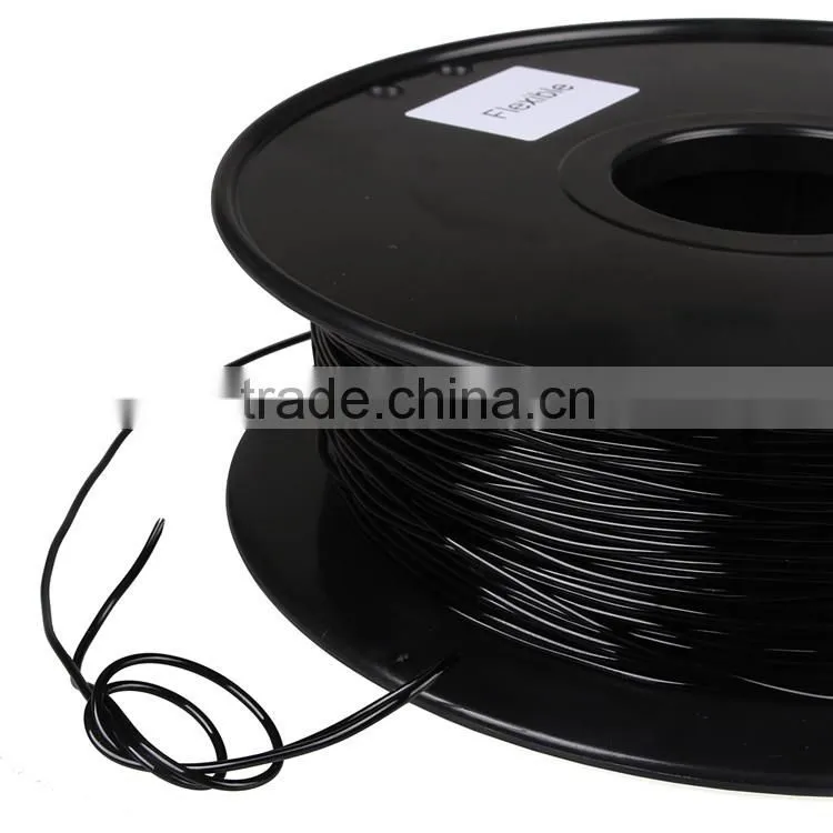 3D Printer Material Flexible filament Black 3D Filament PLA