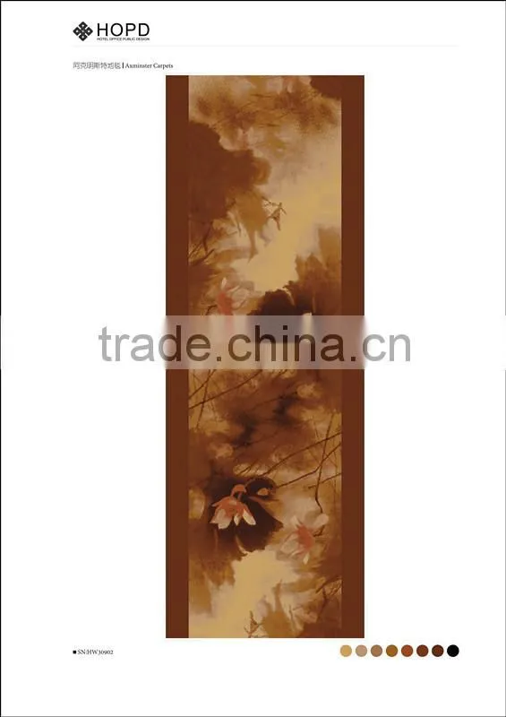 Fireproof aisle carpet with modern design