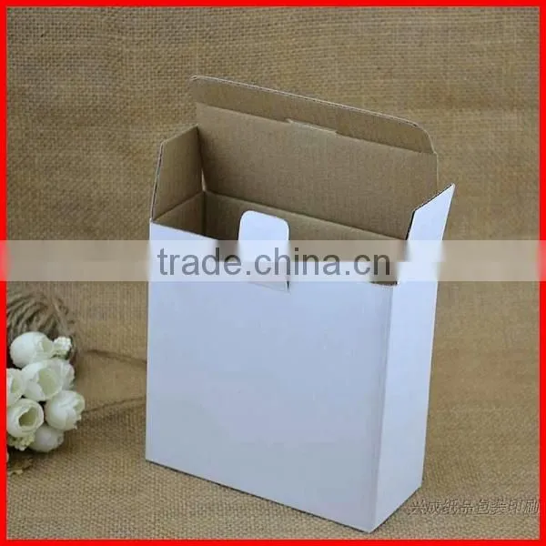 Custom Recycled White Corrugated Paper Box Packing Wholesale