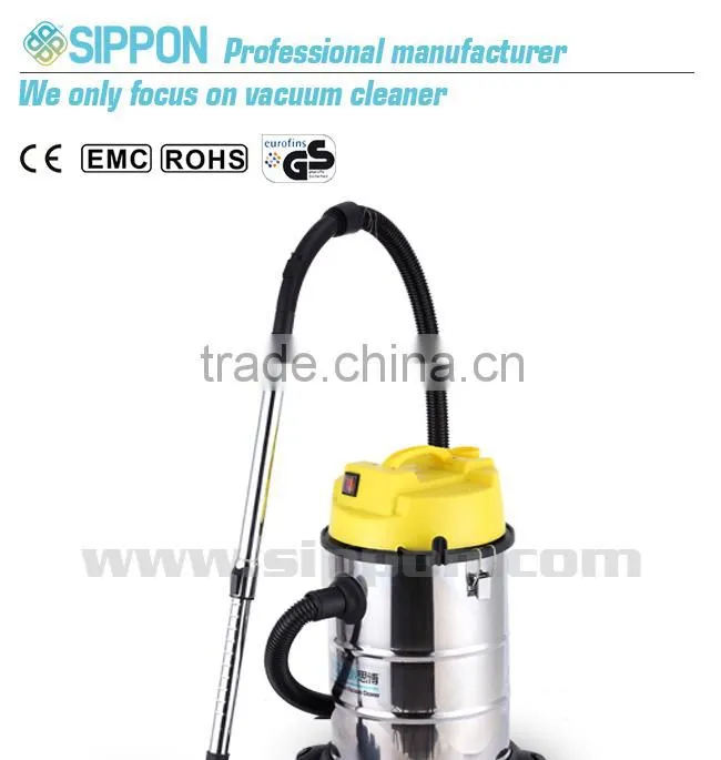 Stainless Steel Barrel Wet&Dry Vacuum Cleaner For House Cleaning