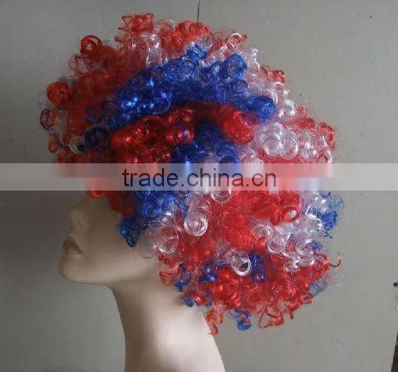 football wigs football fan wigs hair flag wig fan wigs