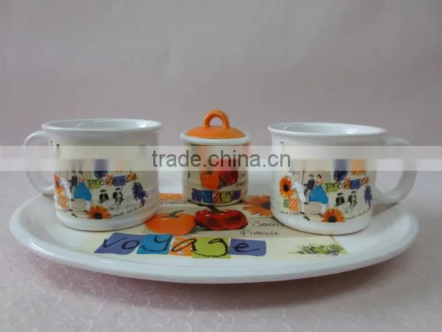 4pcs ceramic bathroom set