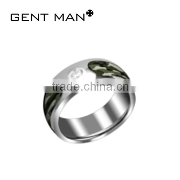 latest gold finger ring designs single stone ring designs camouflage patterned fashion stainless steel ring