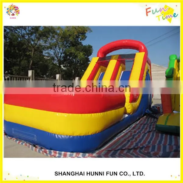 Water park Inflatable Water Slide With Pool made in china