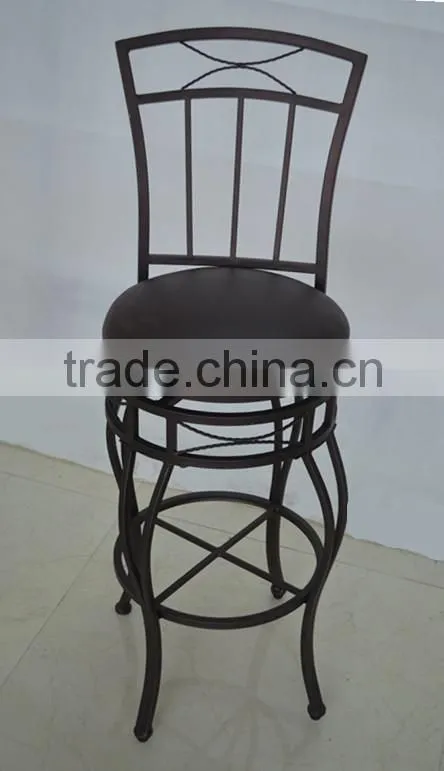 Hot selling wood iron chair wooden metal chair wrought iron chairs