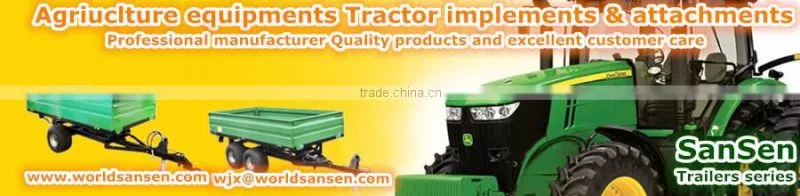 Agriculture Tractor Trailer with hydraulic power unit ATV dump trailer trucks and atv log trailer with crane