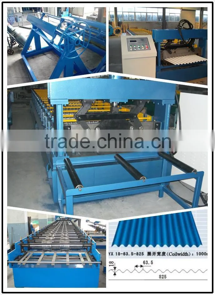 corrugated roof sheet making machine