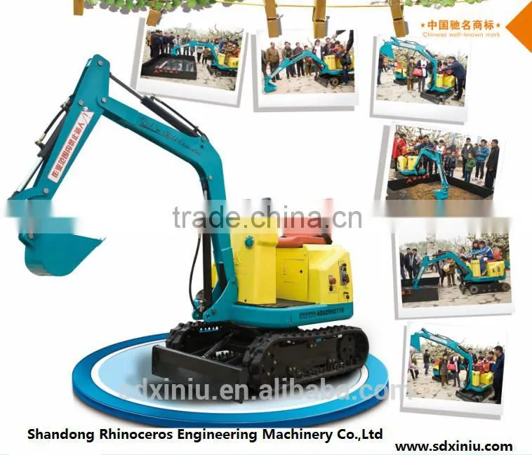 Coin Controlled electric excavator, kids ride on toy excavator