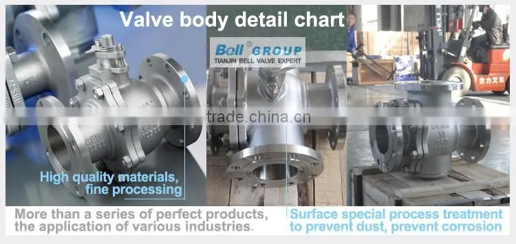 electric actuated 304 ss full bore ball valve