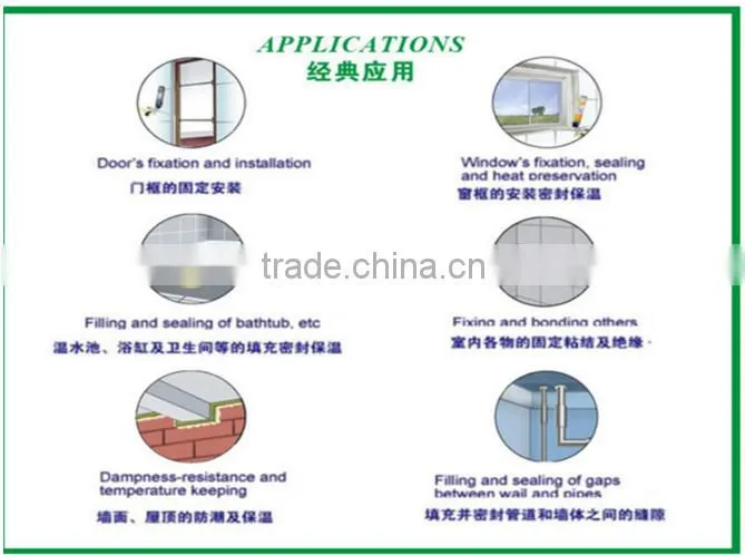 750ml cheap Unsaturated polyester resin polyurethane foam