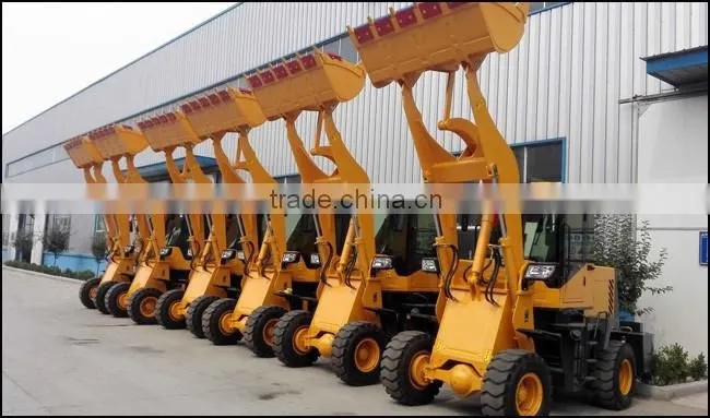 china 1 ton new mini shovel 4DW mini wheel loader for farm
