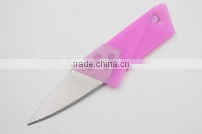 OEM Plastic and Stainless Steel Handle Material and Multi Knife Type Survival Card tools