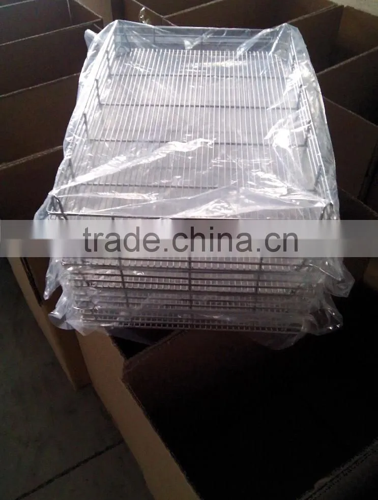 Food Industry Use Modern Style Stainless Steel Stack Basket