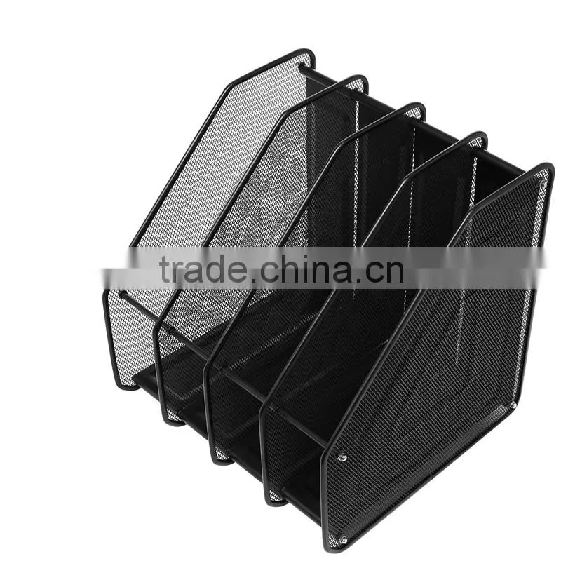 Multipurpose Metal Mesh Compartment Office Supply Caddy
