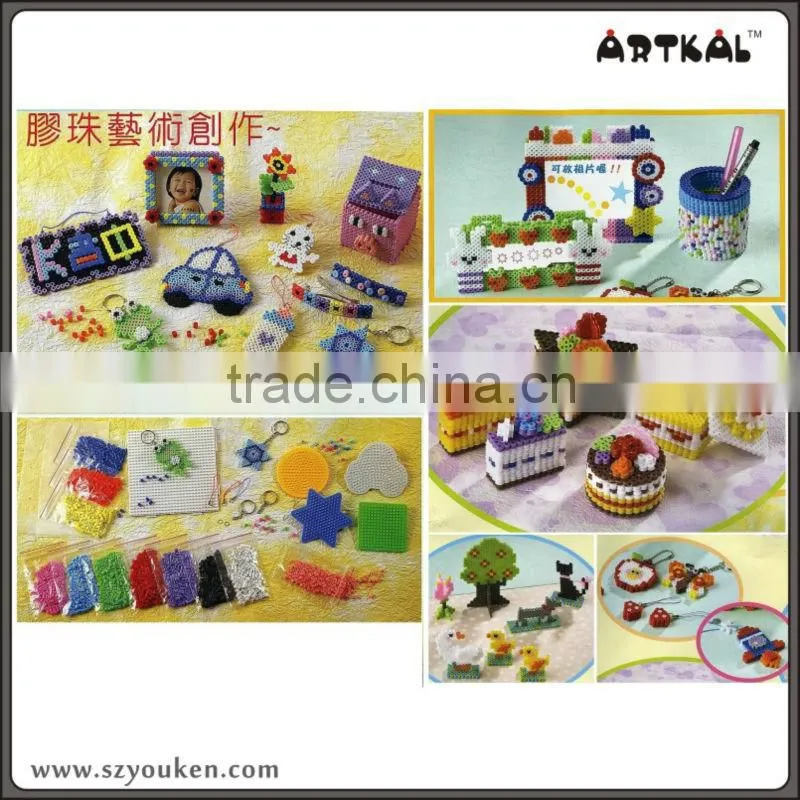 jewelry sets A2.6mm soft perler beads eva puzzle education toy for kits