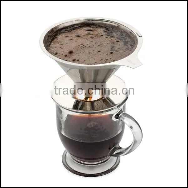 3% Discount 304 Stainless Steel Pour Over Coffer Dripper