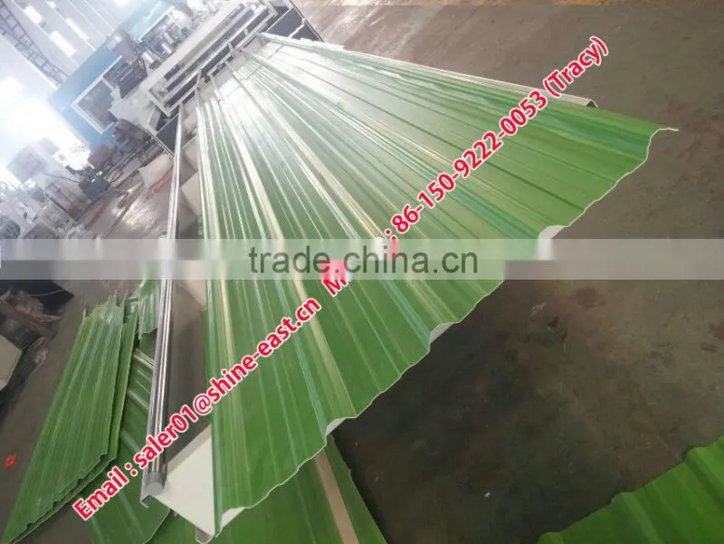PVC Tile machine / pvc corrugated tile production line
