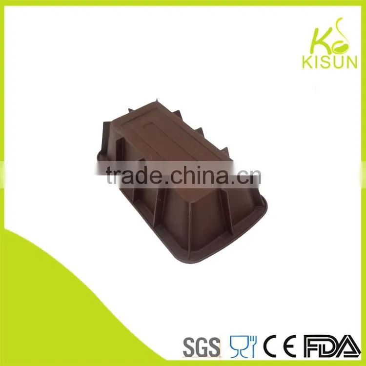 chocolate color silicone cake pan