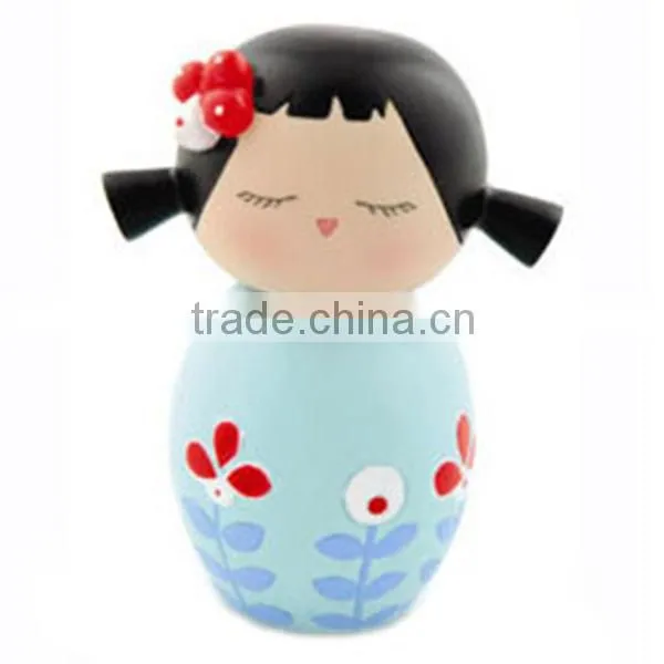 hot sell customs design wooden doll for wholesale