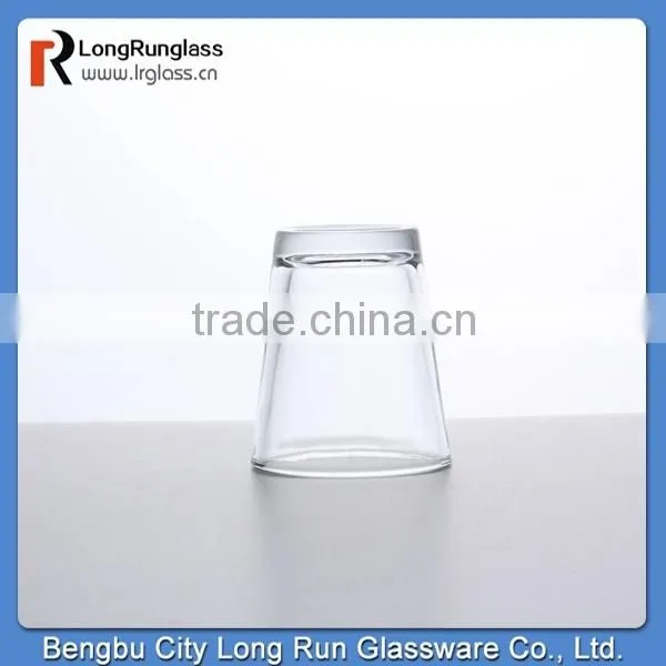 LongRun bengbu high quality unbreakable round heavy bottom wine glass
