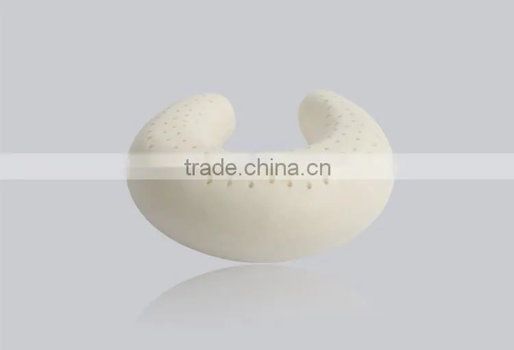 XD-KO006 70D natural latex massage pillow/j pillow travel pillow/mermaid pillow with size 28*28*12