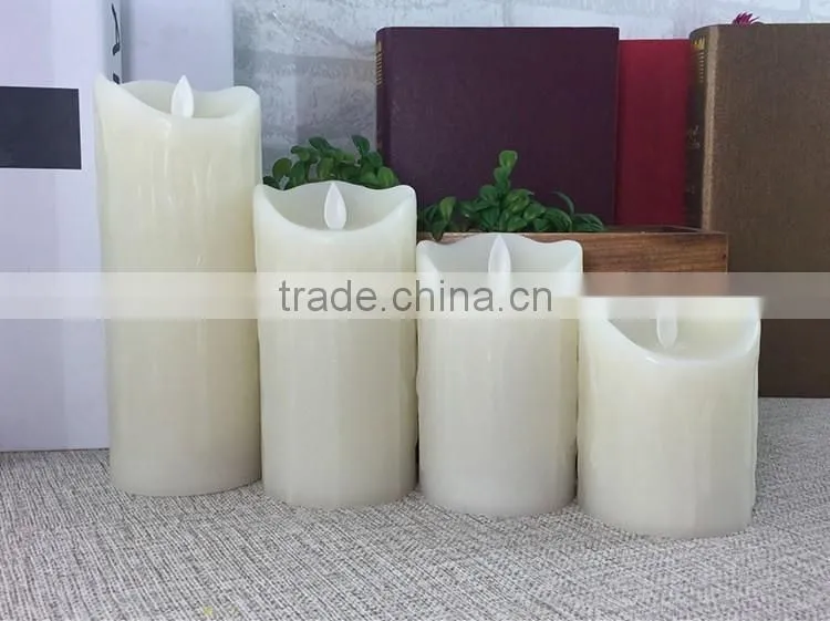 Real Paraffin Wax Flickering LED Flameless Candle, LED Candle Light, Led candle bulb