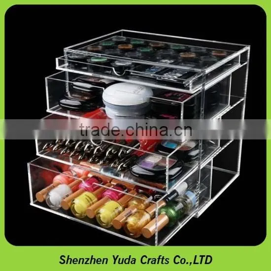 Hotel Supplies Acrylic Table Drawers For Hotel Decoration Small Acrylic Drawers