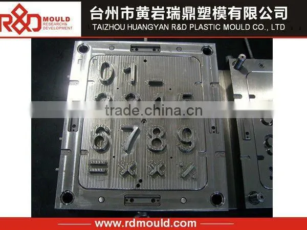 plastic toy number mould