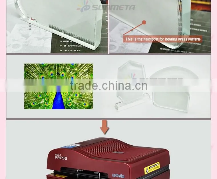 Freesub BSJ10A L120*H190*W40mm Big Ice Hill screen blank 3D sublimation personalized crystal