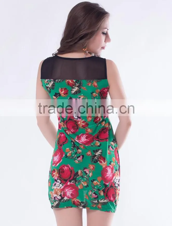 Hot wholesale cheap women korea summer fashion dress