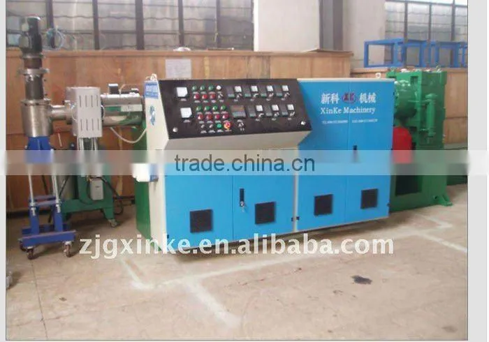 pvc pe extruding machinery