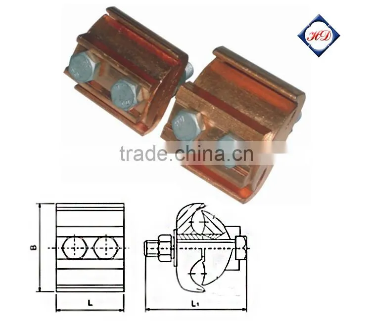 parallel groove wire clamp