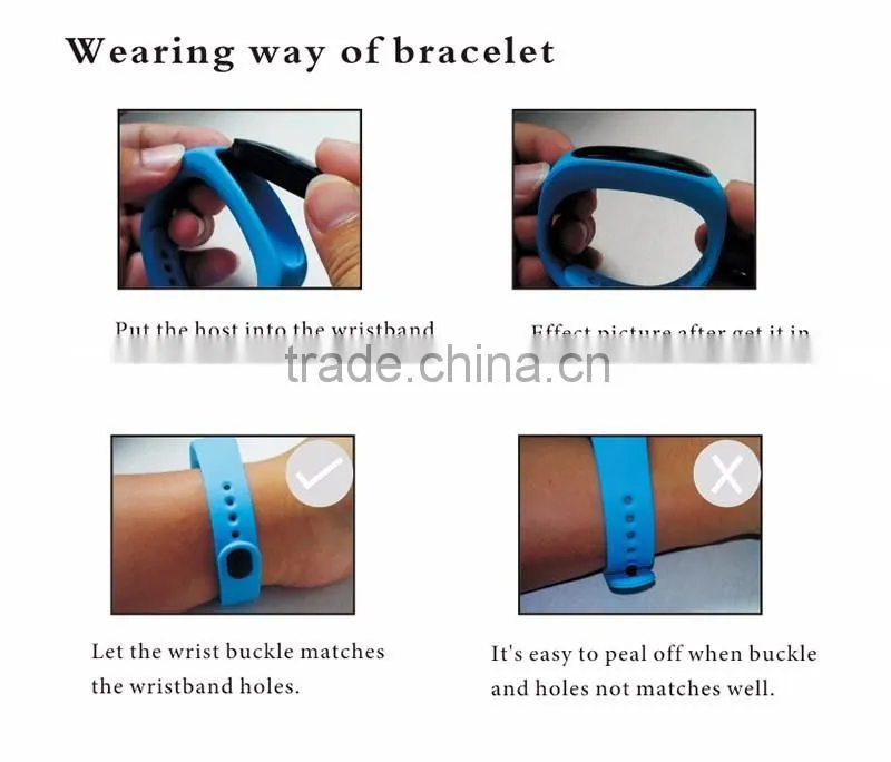 Waterproof Bluetooth Smart Activity Tracker Bracelet E02 Band Call/SMS Remind Sport Watch sync to phone Android