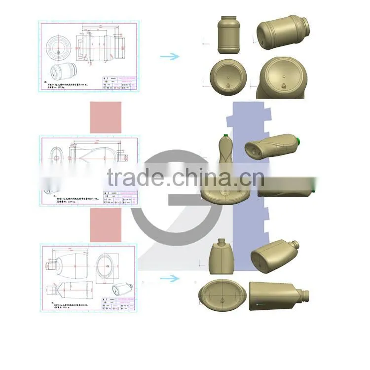 Food jar stretch blow molding machine