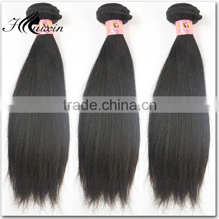 2014 new arrival natural black 3pcs/lot virgin indian straight hair