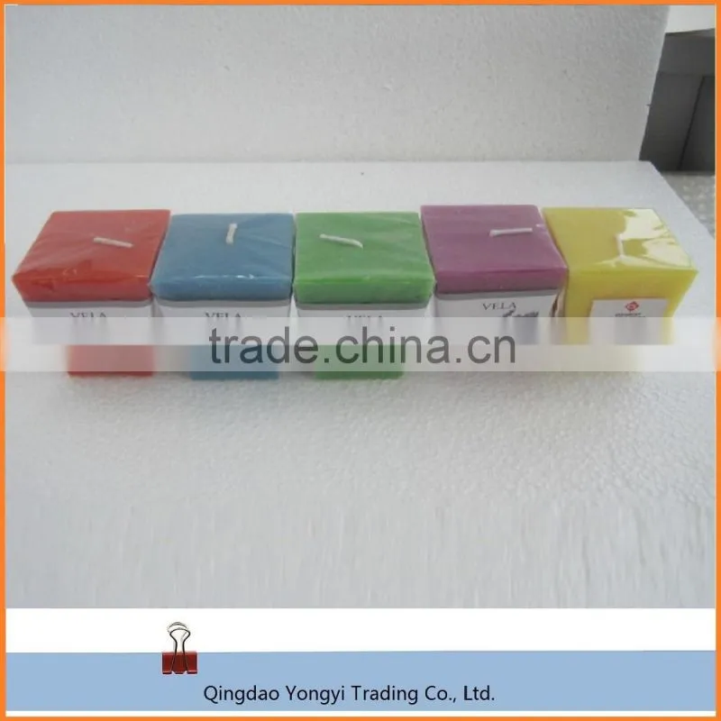 home decoration, scented square pillar candle