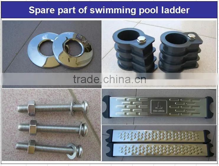 Newest stainless steel swimming pool step ladder