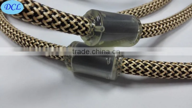 1.8M metal hdmi cable with transparent cores
