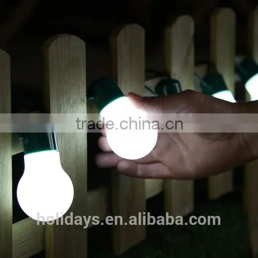6M White Solar Party Festoon LED Light Bulb