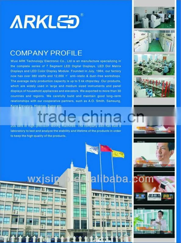 red color elevator arrow customized led display