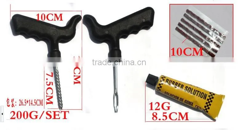 Tubeless TIRE REPAIR KIT for Cars Motorcycles