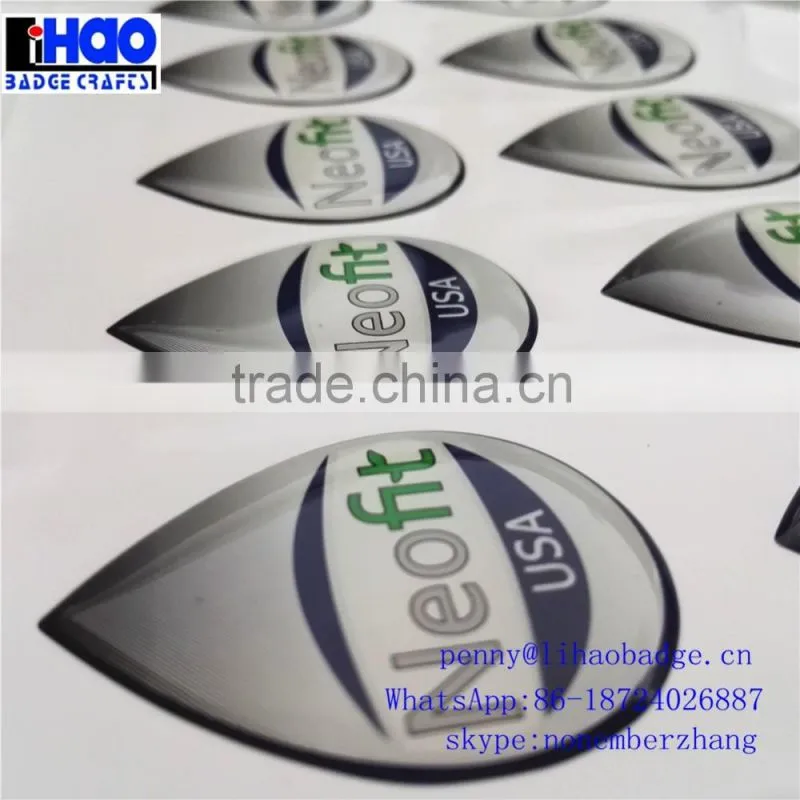 various shapes cartoon designs funky epoxy sticker