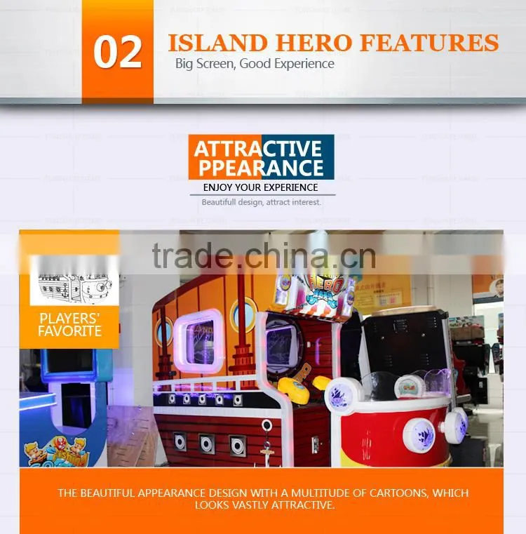 Funshare new popular water shooting game machine coin operated shooting arcade game machines