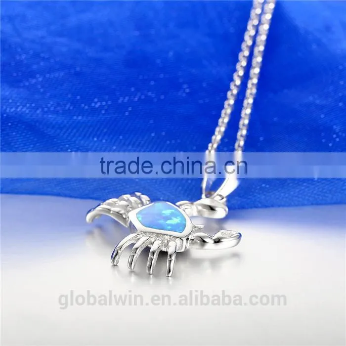 cheap custom made silver antique Crab animals Pendant jewelry