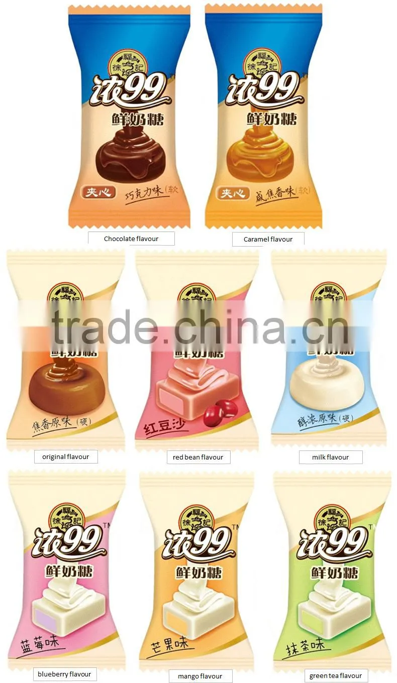 HFC 'Nong 99' 3944 bulk fresh milk candy strawberry flavour