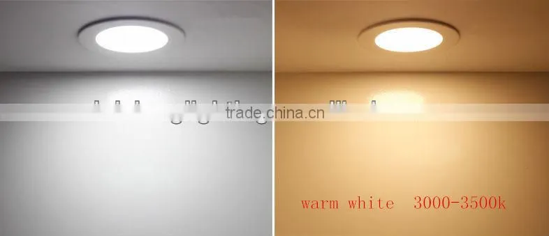 Hot sales ultra thin square/round recessed round led panel lights
