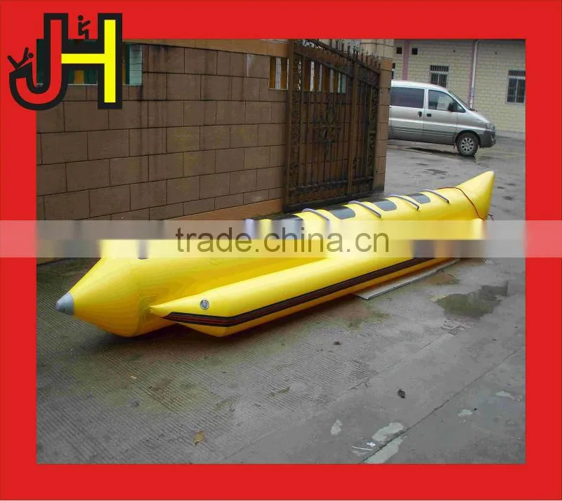 2016 8 Person SingleTube Inflatable Water Games Flyfish Banana Boat For Sale