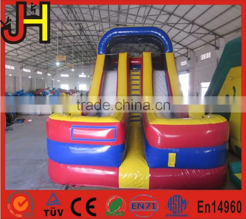 Inflatable 18ft Double Bay Wet/Dry Slides